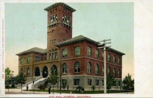 City Hall, Alameda, California circa pre 1906                                           
